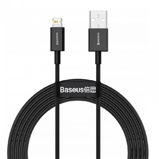 Kabel USB/Lightning 2m czarny CALGH-C01 BASEUS