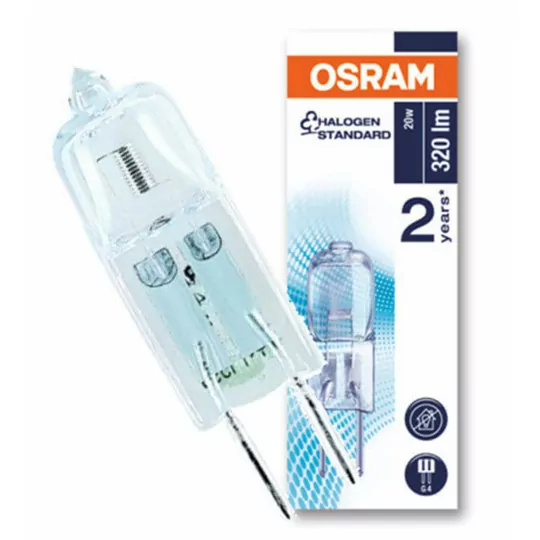 Żarówka halogenowa G4 20W 12V do piecyków OSRAM