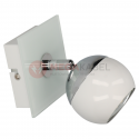 Wall lamp MATT-1R W/CH white-chrome GU10 50W Vitalux