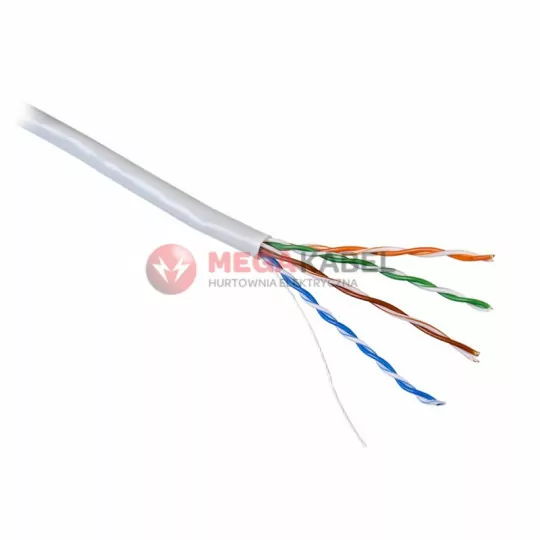 Kabel sieciowy UTP wewnętrzny 4x2x0,5 kateorii 5+ Solid SEVEN
