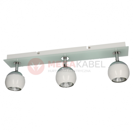 Lampa MATT-3R W/CH white-chrome GU10 3x50W Vitalux