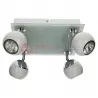MATT-4R W/CH white-chrome GU10 4x50W lamp Vitalux