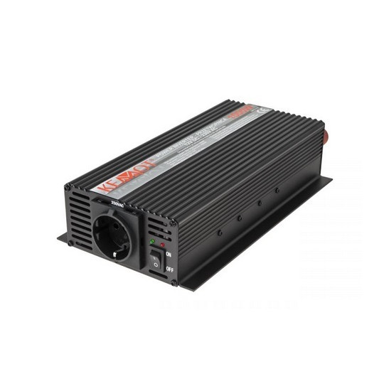 Przetwornica KEMOT 12V/230V 1000W URZ3163