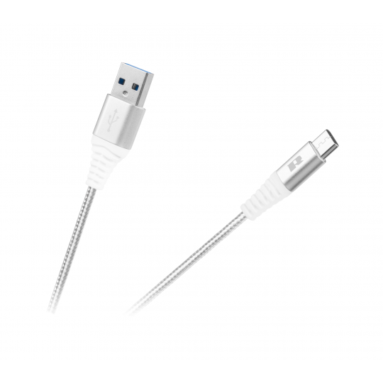 Kabel USB/USB-C REBEL 50cm biały RB-6001-050-W