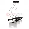 Lampa żyrandol K-2772 III brąz KAJA