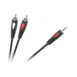 Kabel wtyk jack 3.5 -2RCA...