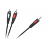 Kabel wtyk jack 3.5 -2RCA 10m Cabletech KPO4004-10