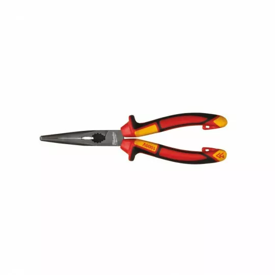 Szczypce wydłużone wygięte 205 mm izolowane 1000V VDE 4932464565 MILWAUKEE Szczypce wydłużone wygięte 205 mm izolowane 1000V VDE 4932464565 MILWAUKEE
