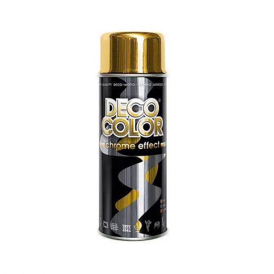 Lakier Spray Profes Deco Color 400ml złoty chrom