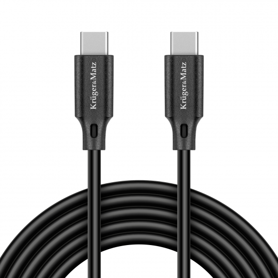 Kabel połączeniowy USB C - USB C 1m KM1260 Kruger&Matz