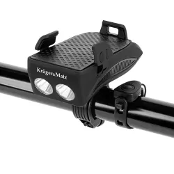 Uchwyt rowerowy z latarką i...