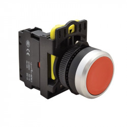 Przycisk kryty, czerwony...