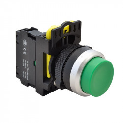 Przycisk wystający, zielony...