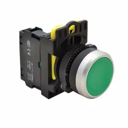 Przycisk kryty, zielony...