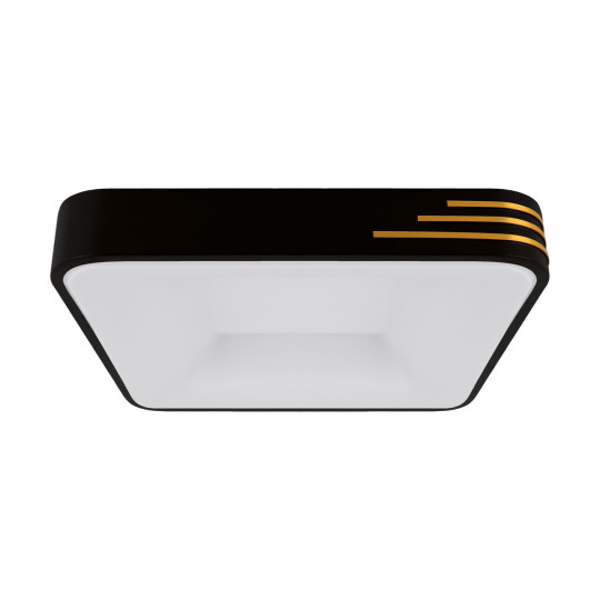 Lampa plafon LIBRUS LED D 24W NW black-gold 04167 STRUHM