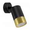 Lampa kinkiet PUZON SPT black-golden 1x GU10 04276 STRUHM