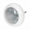 Lampka nocna gniazdkowa 8xLED z PIR LA-2 VIRONE