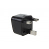 Adapter gniazdo EU wtyk UK czarny MCE154 MACLEAN