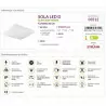 Lampa plafon SOLA LED D SILM 20W 4000K STRUHM