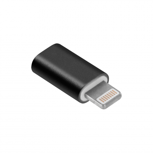 Adapter gniazdo micro USB - wtyk Lightning GSM1019S