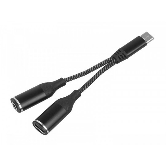 Adapter USB-C - USB-C+jack3,5mm SX-03 79460