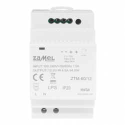 Zasilacz DIN TH-35 60W 12V...