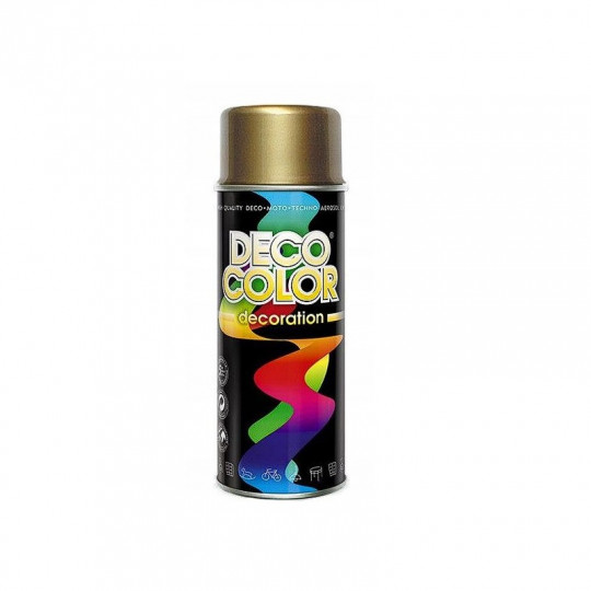 Lakier Spray Profes 400ml złoty mat DECO COLOR