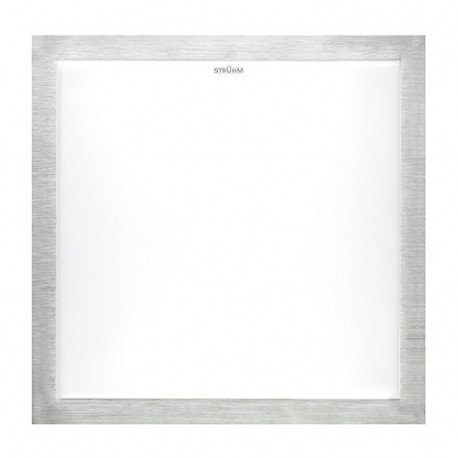 Lampa plafon ALEX LED 18W 4000K alu.silver/white