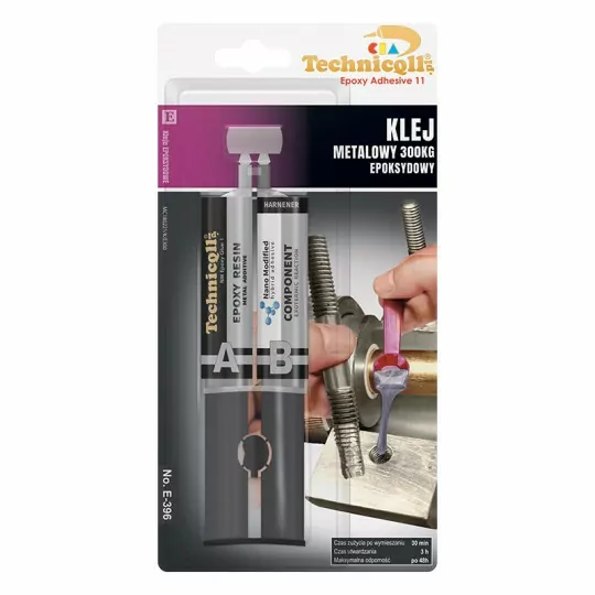 Klej metalowy NM EPOXY epoksyd. 2x12ml E-396 Techn