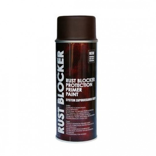 Lakier Spray RUST na rdze brązowy RAL8017 400ml