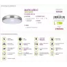 Lampa plafon ALEX C LED 24W 4000K 03564 Struhm