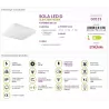 Lampa plafon LED SOLA- D slim 28W 4000K 03513 Stru