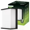 Lampa ogrodowa kinkiet LEVIS 2xE27 prosty czarny LUMOGR0535 LUMILED