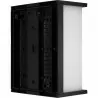 Lampa ogrodowa kinkiet LEVIS 2xE27 prosty czarny LUMOGR0535 LUMILED