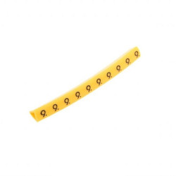 Oznacznik cyfry "9" żółty...