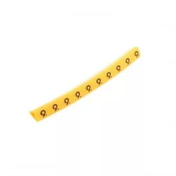 Oznacznik cyfry "9" żółty...