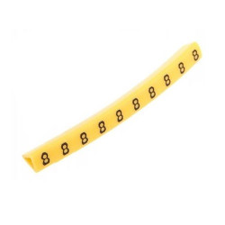 Oznacznik cyfry "8" żółty...