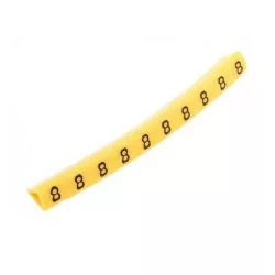 Oznacznik cyfry "8" żółty...