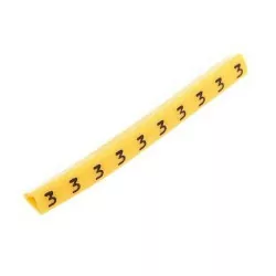 Oznacznik cyfry "3" żółty...