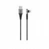 Kabel USB-A USB-C kątowy 0,5m 64655 GOOBAY