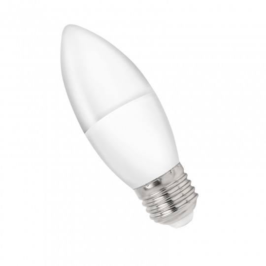 Żarówka LED E27 świecowa 4W 230V NW WOJ+14507_4W SPECTRUM