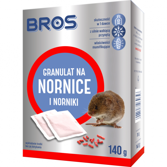 Granulat na gryzonie NORNIT 140g BROS