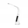 Lampka biurkowa LED 7W zegar, data, temperatura KOM1009-1 REBEL