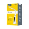 Lampka biurkowa LED 7W zegar, data, temperatura KOM1009-1 REBEL