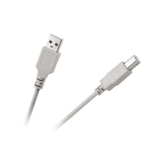 Kabel drukarkowy USB A - B M/M 5m KPO2784-5 biały CABLETECH