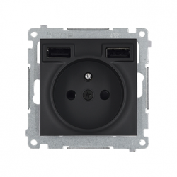 Simon54 gniazdo z/u 2xUSB...