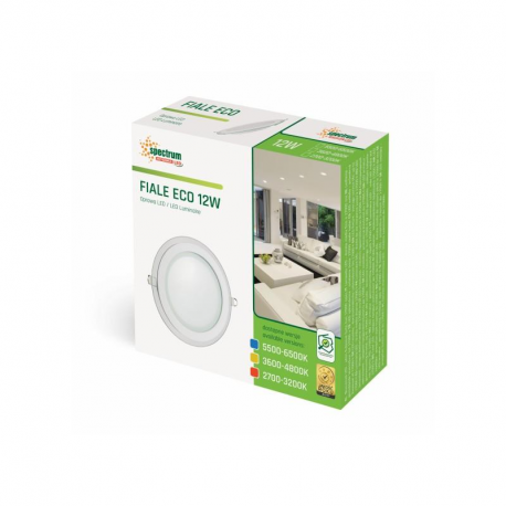 Oprawa LED FIALE ECO ROUND 12W 230V NW