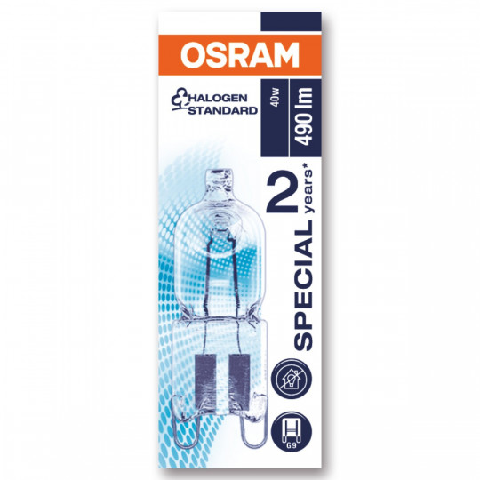 Żarówka halogenowa G9 40W 490LM 230V OSRHAL0304 OSRAM