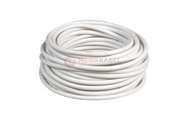 OMY round cable 2x1 white