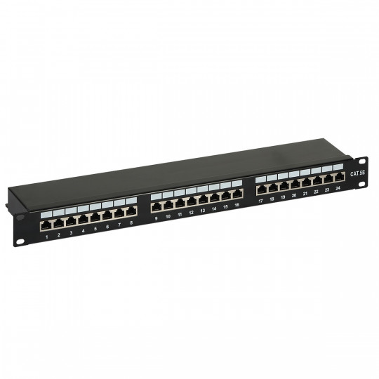 Patch Panel 1U FTP cat. 5e 24 porty SIGNAL